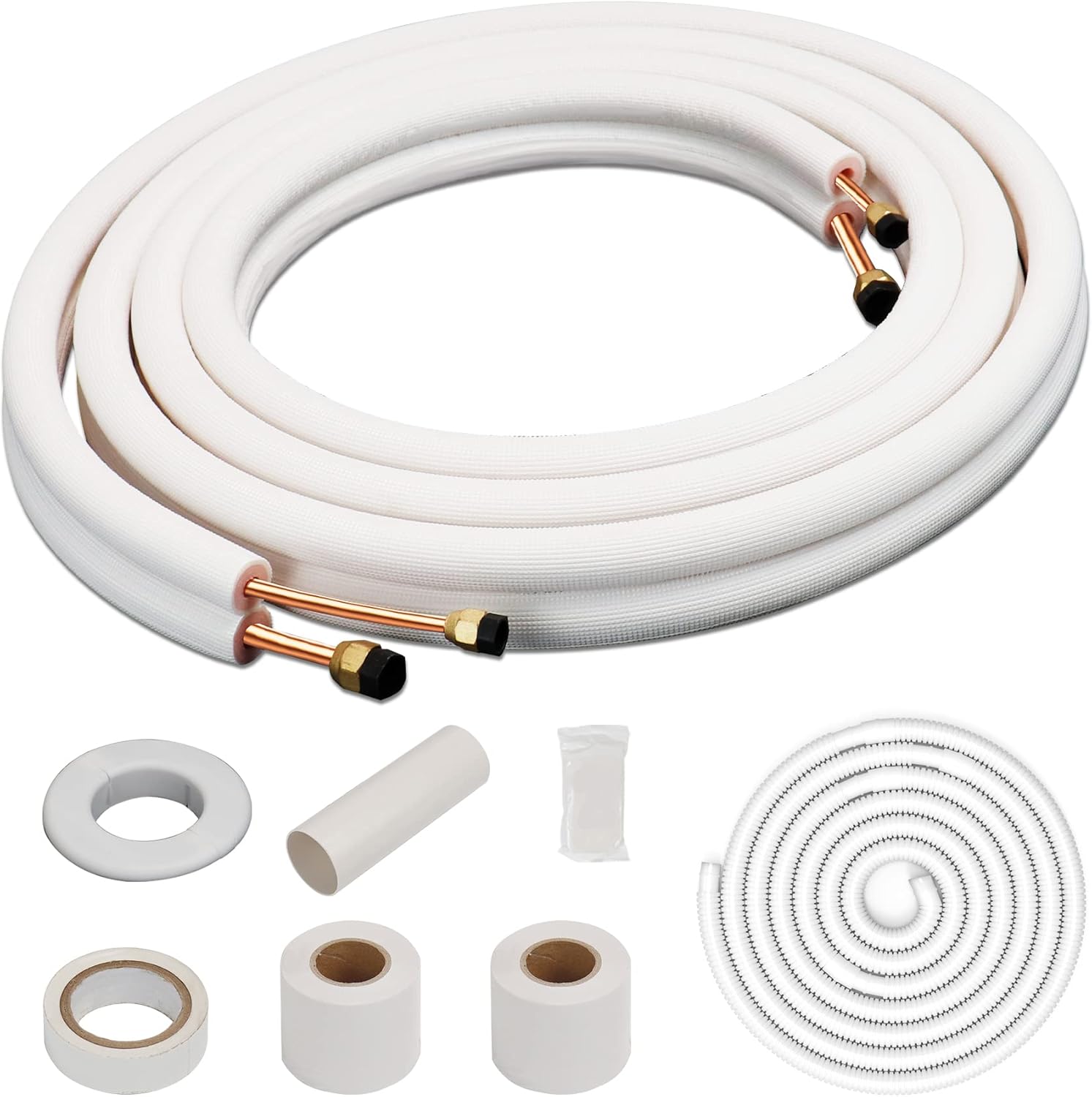 Efficient 33 ft. Insulated Line Set for Mini Splits by Air Jade