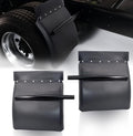 TORQUE Quarter Fenders 24in x 24in Black Poly - Low-Profile Protection