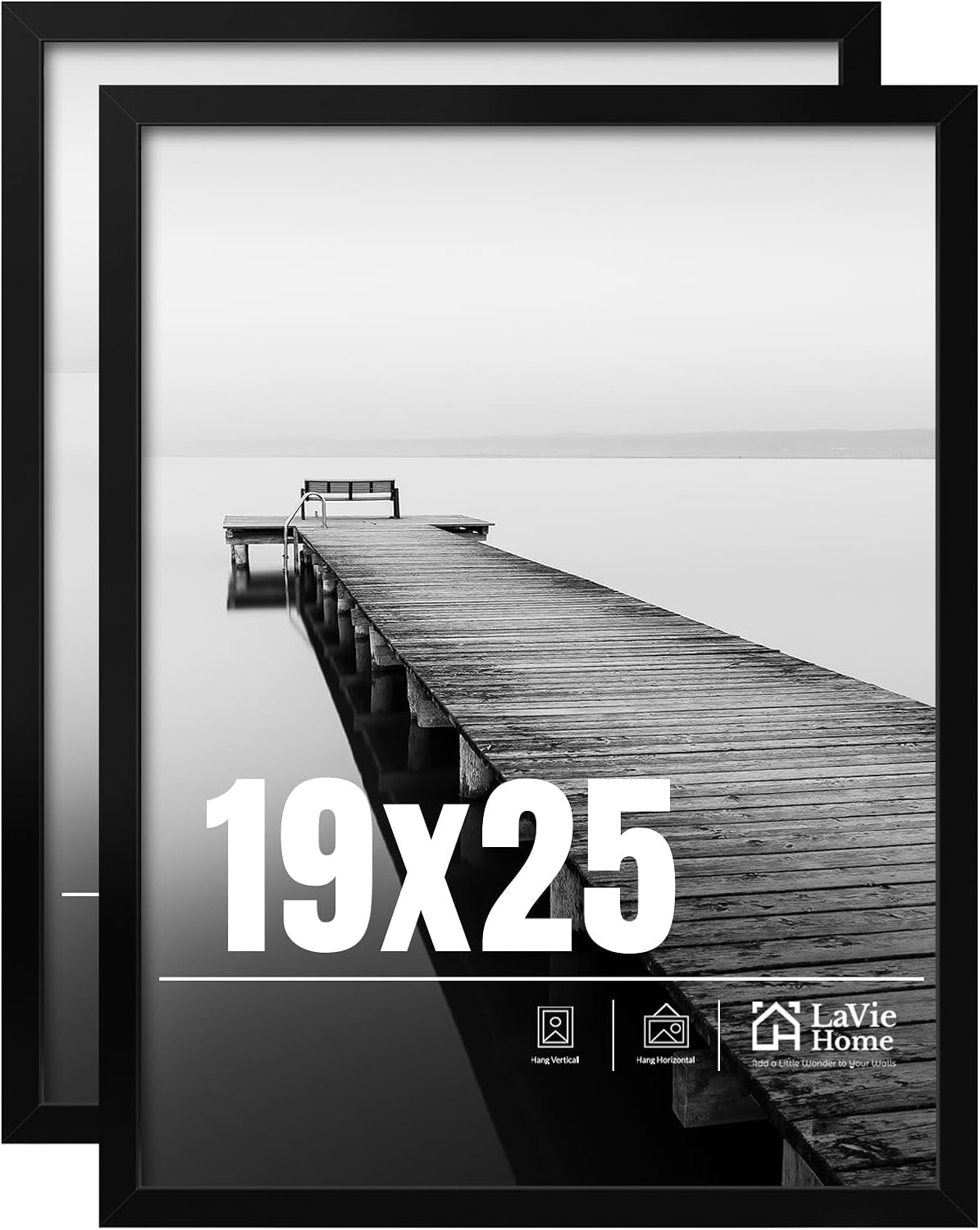 19x25 Picture Frame Set for Vertical or Horizontal Display