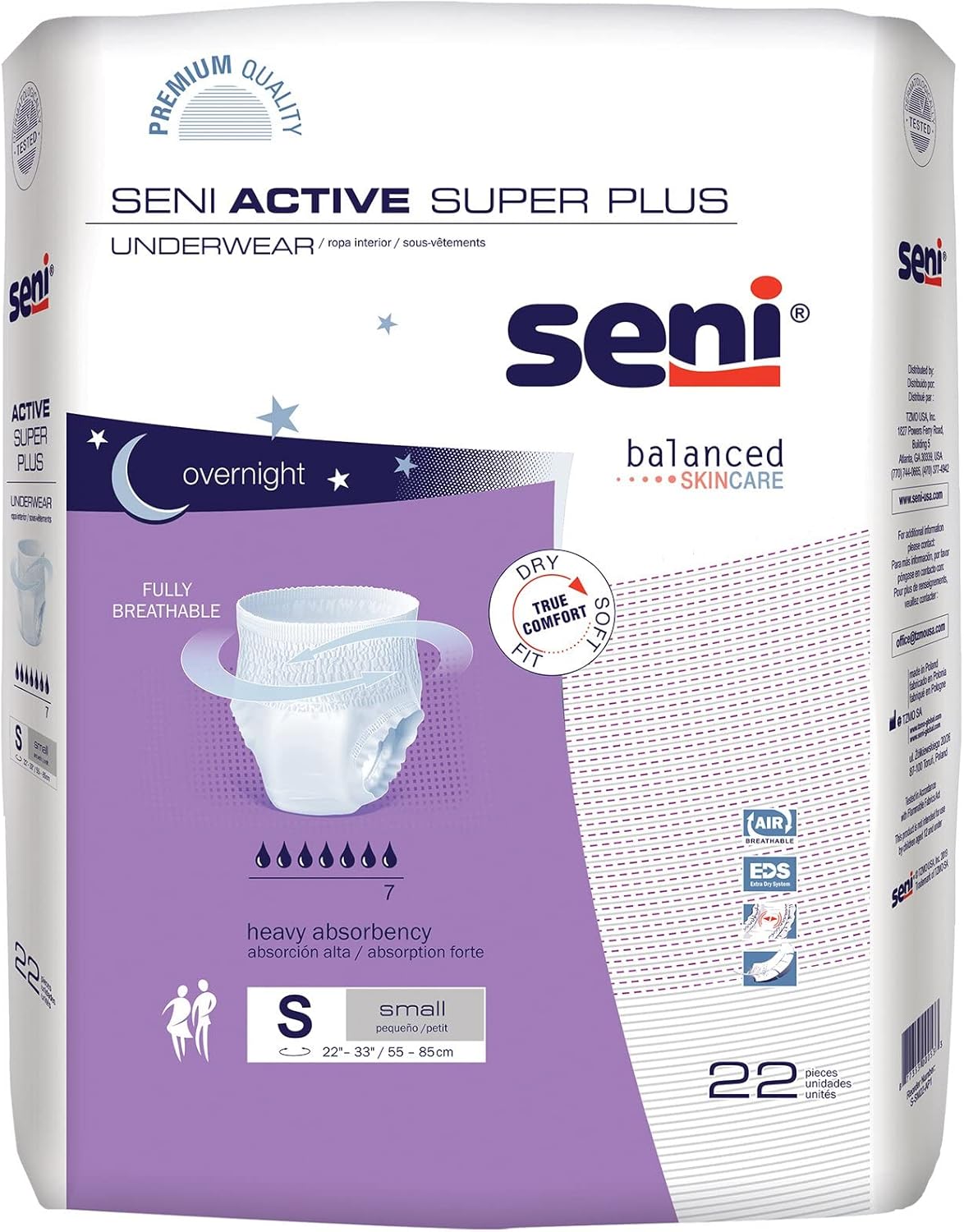 Seni Active Super Plus Incontinence Underwear for Men & Women