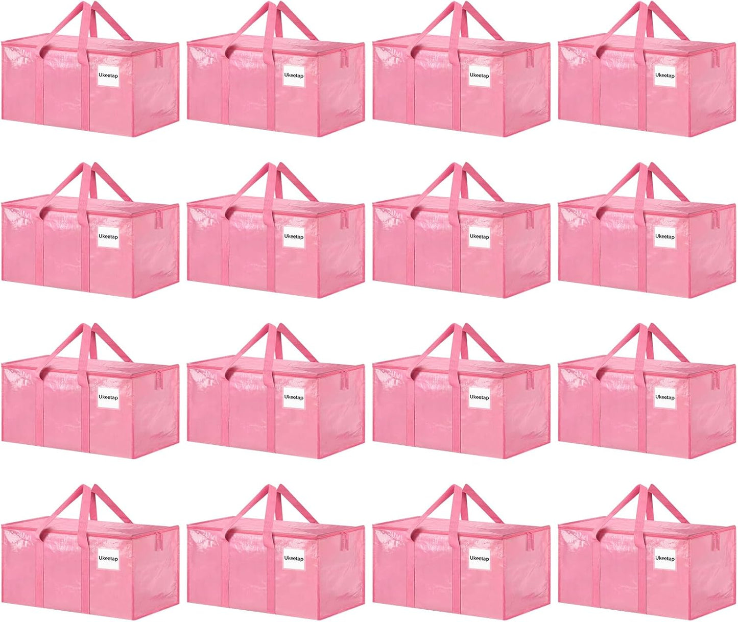 16 Pack Extra Large Heavy Duty Moving Bags for Storage Needs