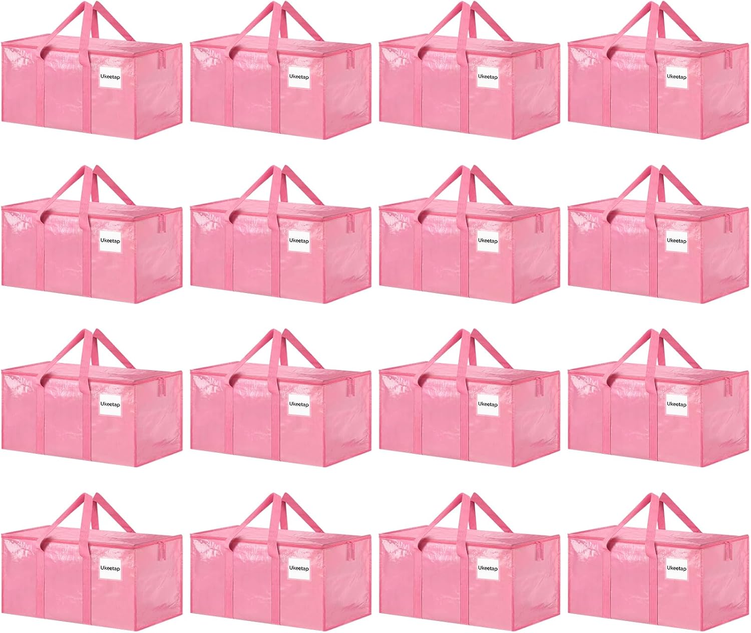 16 Pack Extra Large Heavy Duty Moving Bags for Storage Needs