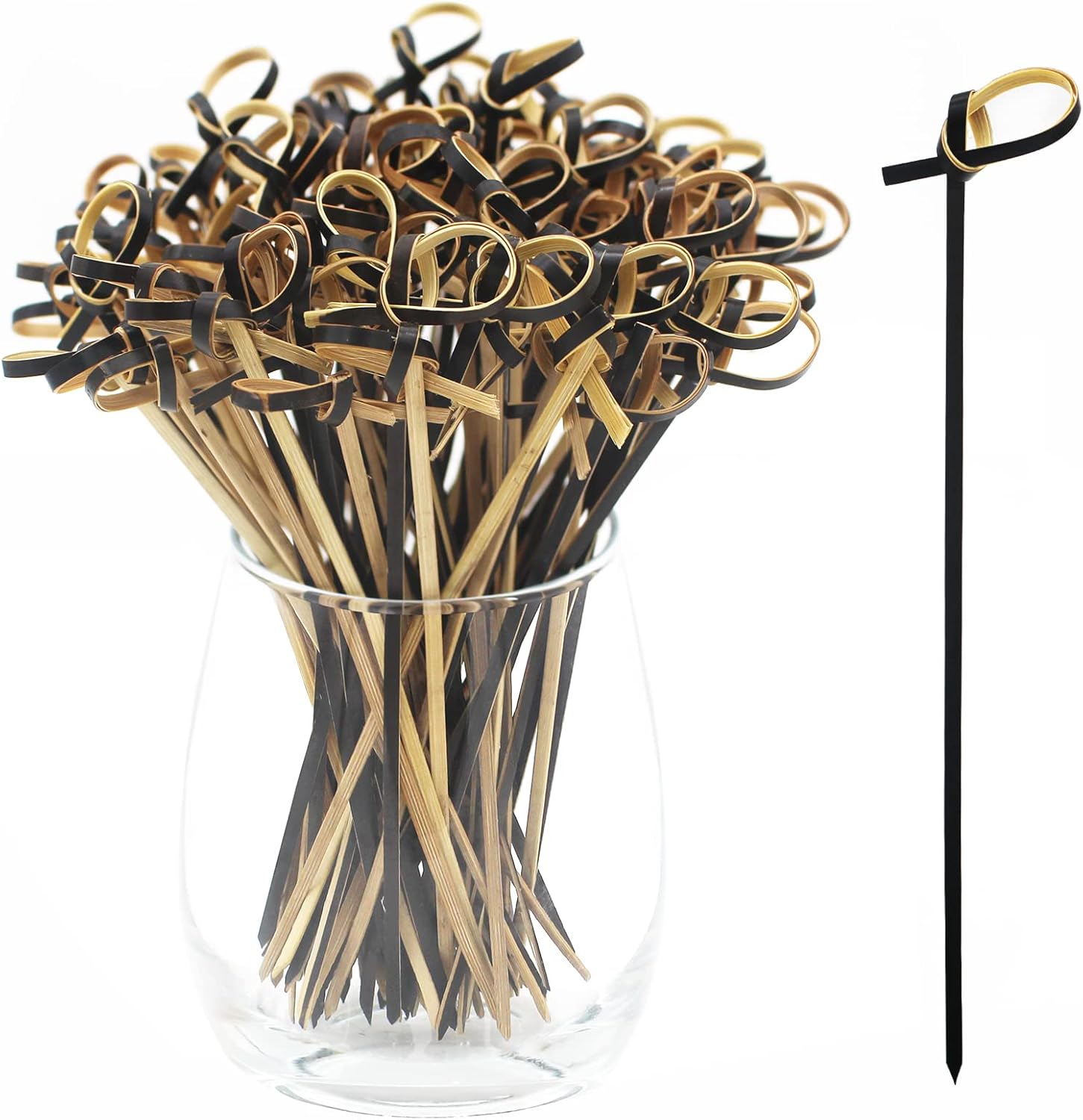 BLUE TOP 6 Bamboo Cocktail Picks - 100 PCS