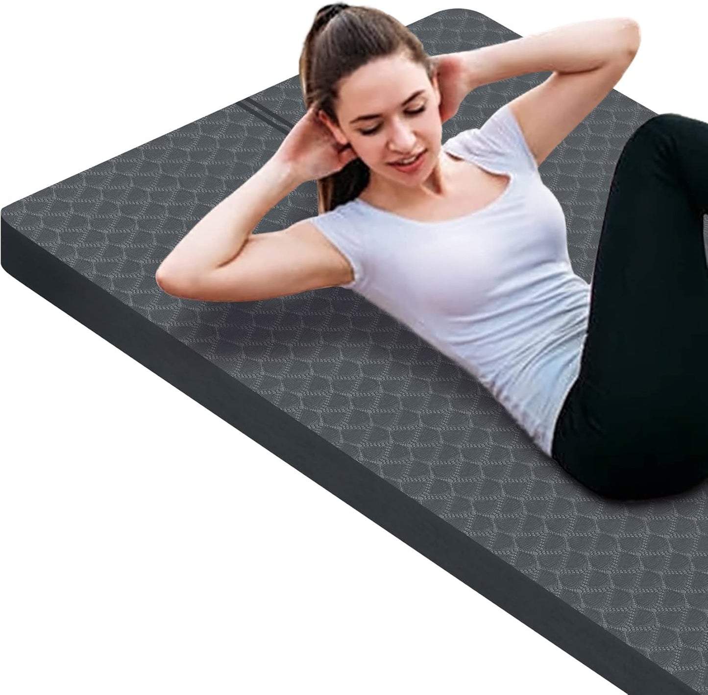 nuveti Large Exercise Mat - Non Slip Yoga Mat for Fitness