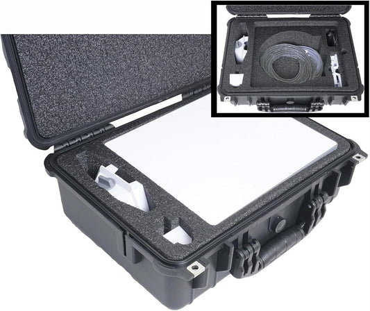 Waterproof Hard Case for Starlink Mini Dish Kit - Durable Foam
