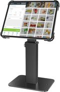 Anti-Theft iPad Kiosk Stand 360 Rotation & Adjustable Height - Secure