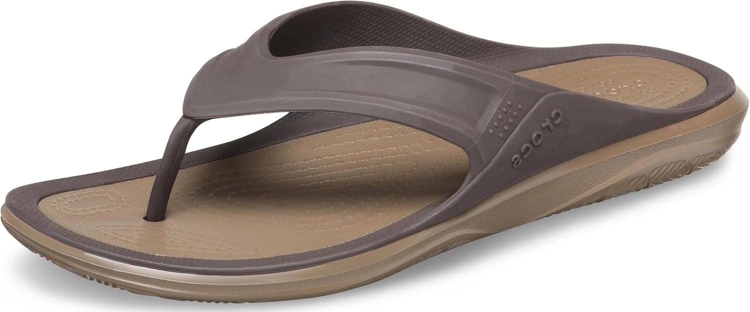 Crocs Men's Swiftwater Wave Flip Flops for Ultimate Comfort