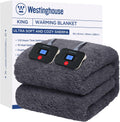 Westinghouse King Size Heated Blanket with Plush Sherpa Comfort