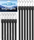 48 Inch Rubber Bungee Cords Heavy Duty Outdoor - Weatherproof Tarp