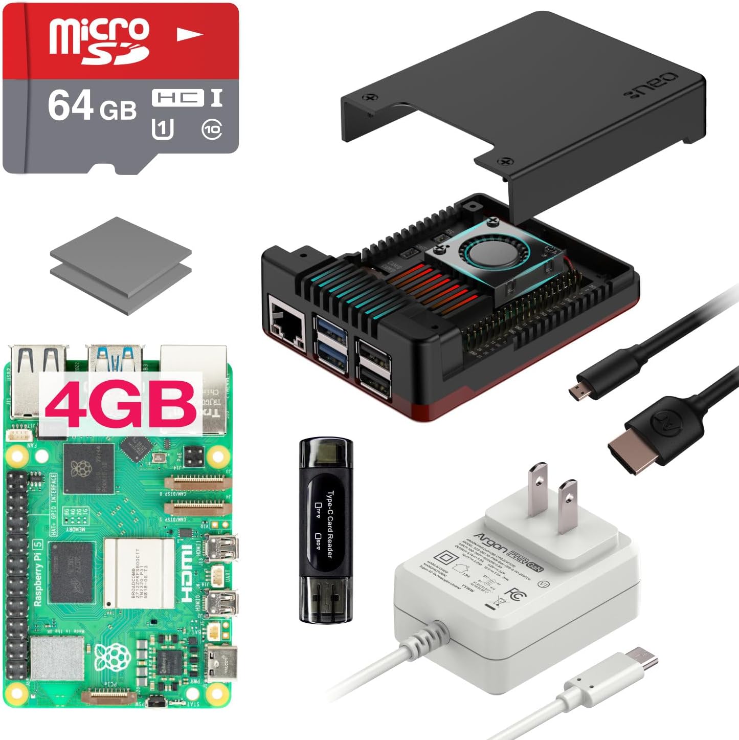 Powerful Raspberry Pi 5 Starter Kit with Essential Accessories