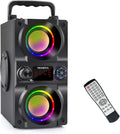 40W Portable Bluetooth Speaker: Powerful Bass & Colorful Lights by TENMIYA