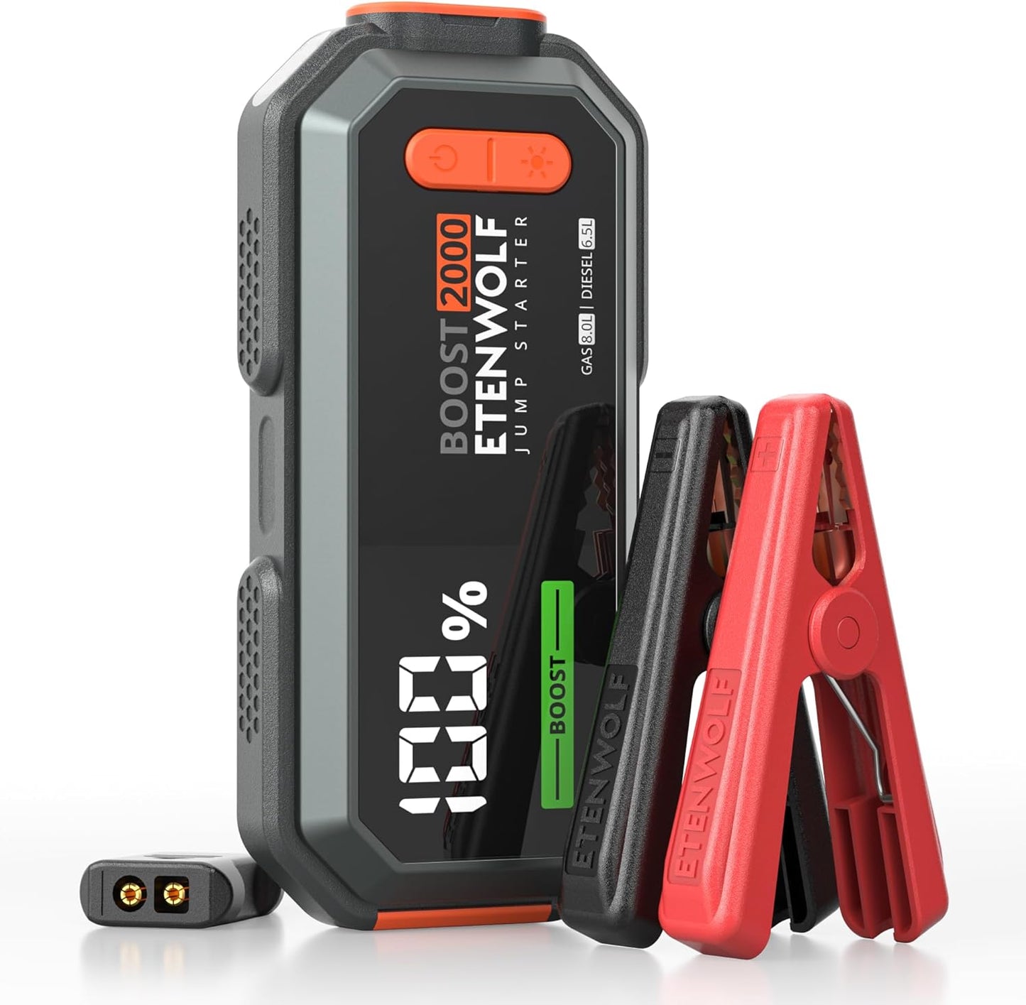 2000A Peak Car Battery Jump Starter for Gas and Diesel Engines
