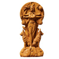 Hecate statue triple goddess altar wooden carving - Handcrafted altar