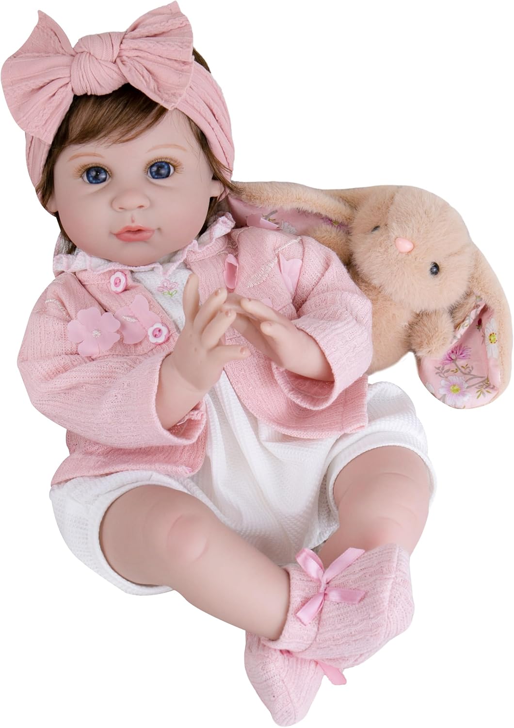 Milidool Reborn Baby Dolls Girl, 22 inch Realistic Doll Gift