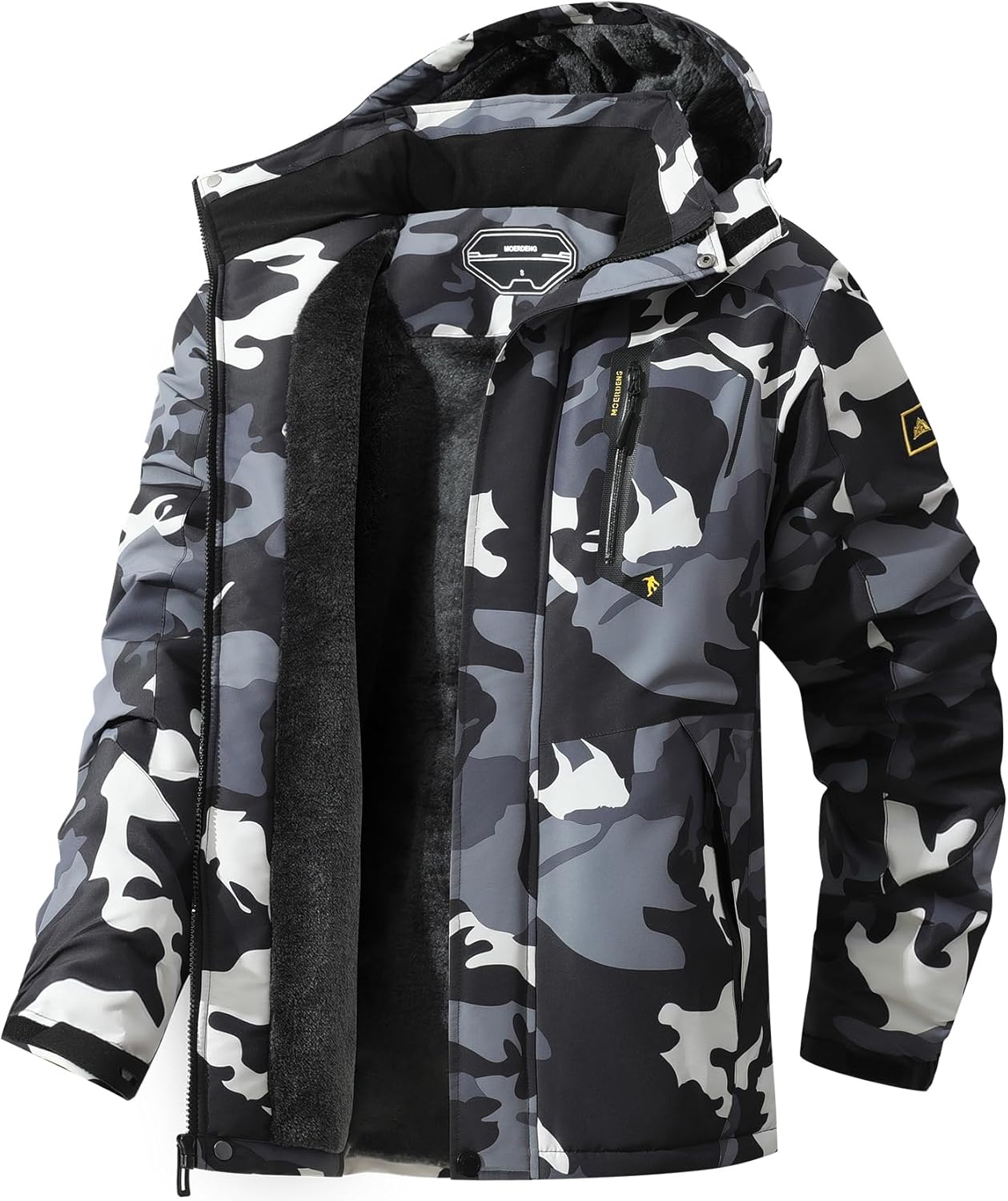 Men's Ski Jacket Warm Winter Snow Coat Waterproof Windbreaker