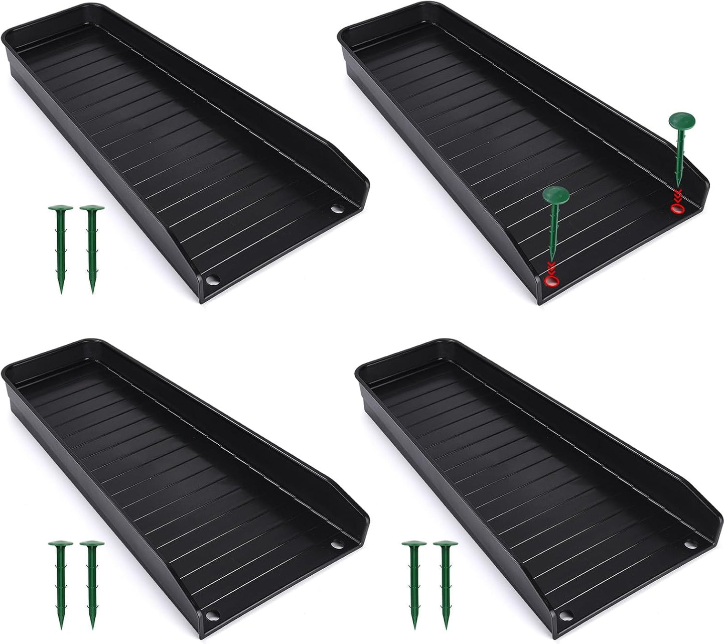 4 Pack Gutter Downspout Extensions for Effective Rainwater Control