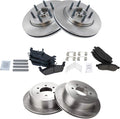 Front and Rear Brake Pad & Rotor Kit for 2004-2008 Ford F-150