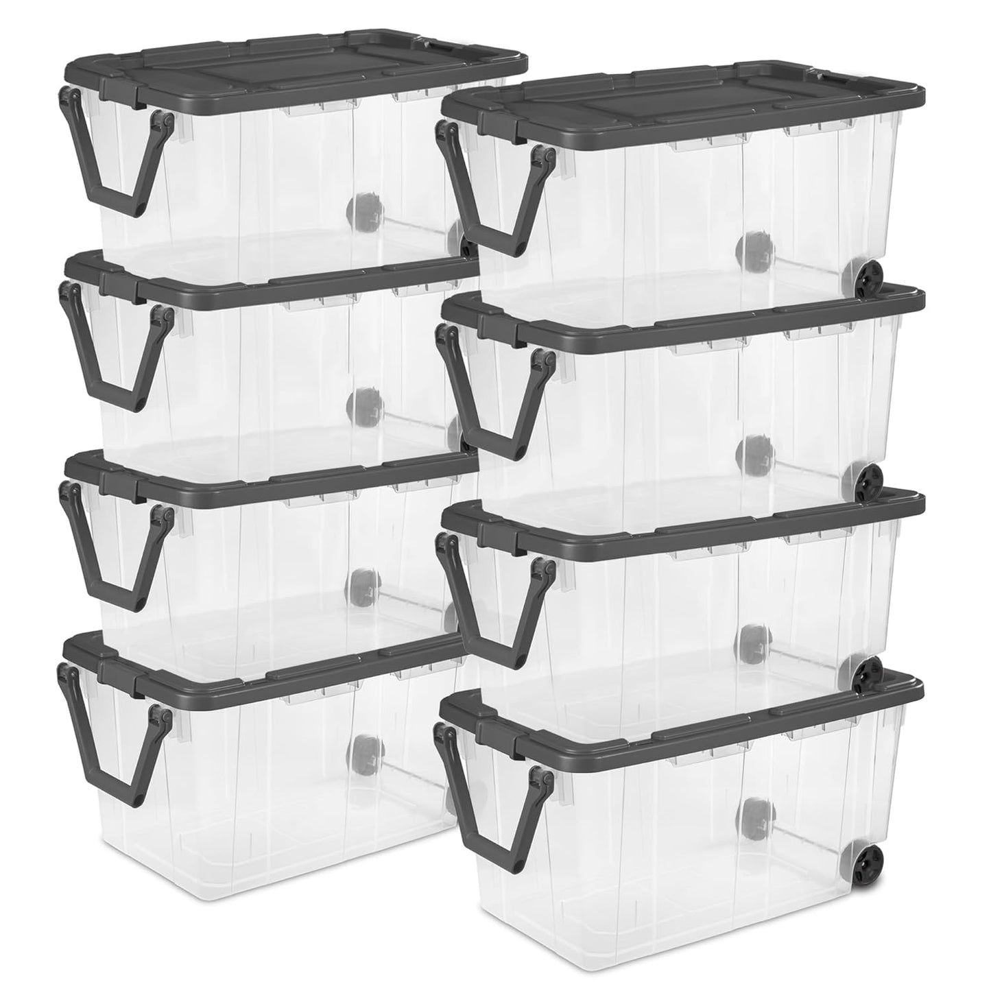 Durable Clear Plastic Storage Bins for Organizing Your Space