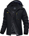 Womens Ski Jacket Waterproof Insulated Snow Coat with Fleece Hood