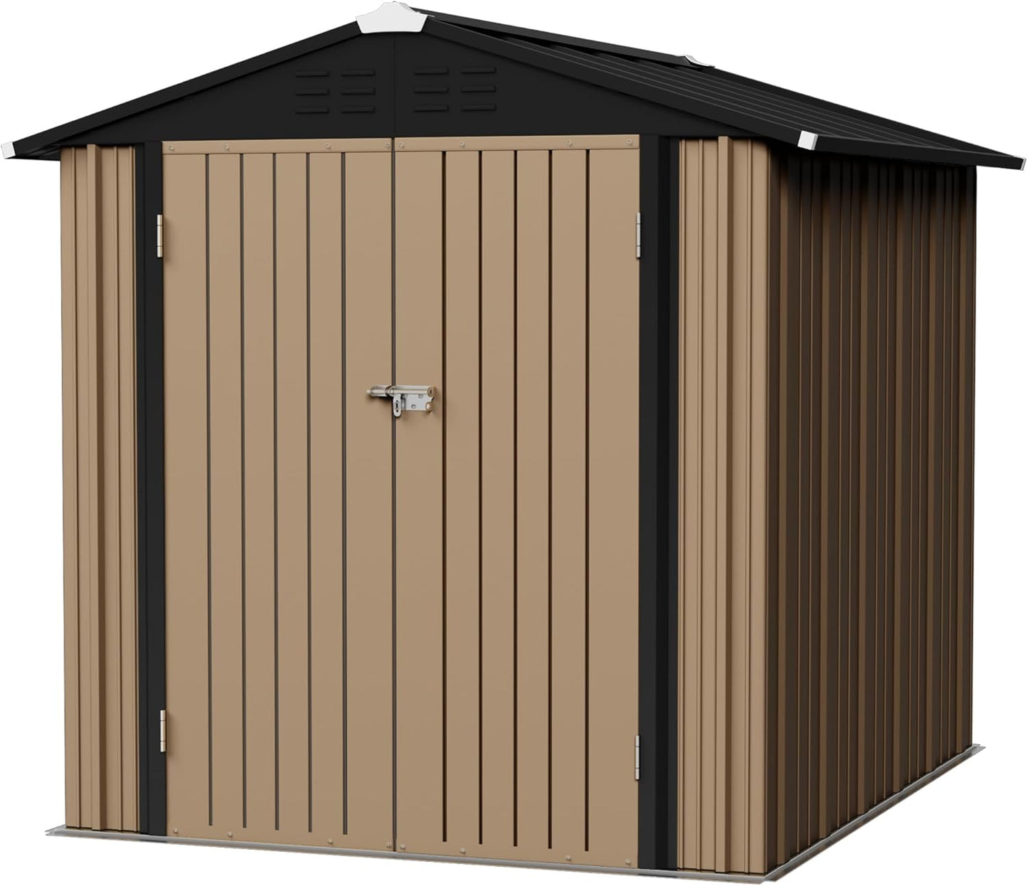 Flamaker Waterproof Metal Garden Shed for Outdoor Storage Needs