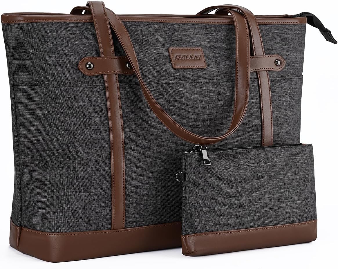RAVUO Laptop Tote Bag for Women - Stylish and Functional Design