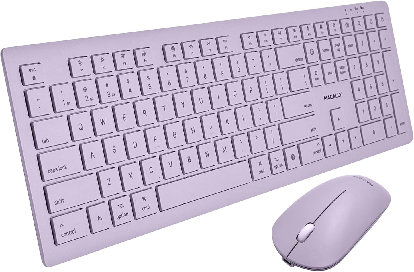 Macally Wireless Keyboard and Mouse Combo for Mac Devices