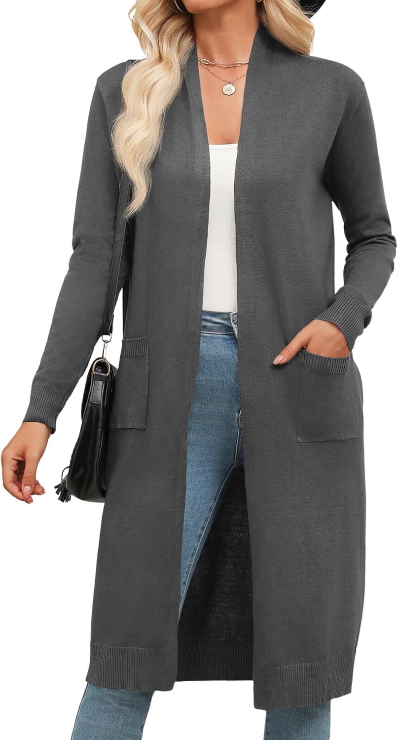 Zeagoo Women's Long Cardigan Sweaters for Stylish Comfort