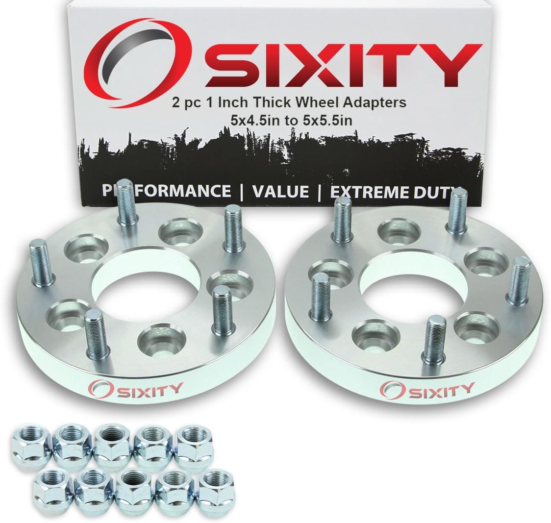 Enhance Stability: Sixity 1 Thick Wheel Adapters - Transform Your Pickup or SUV