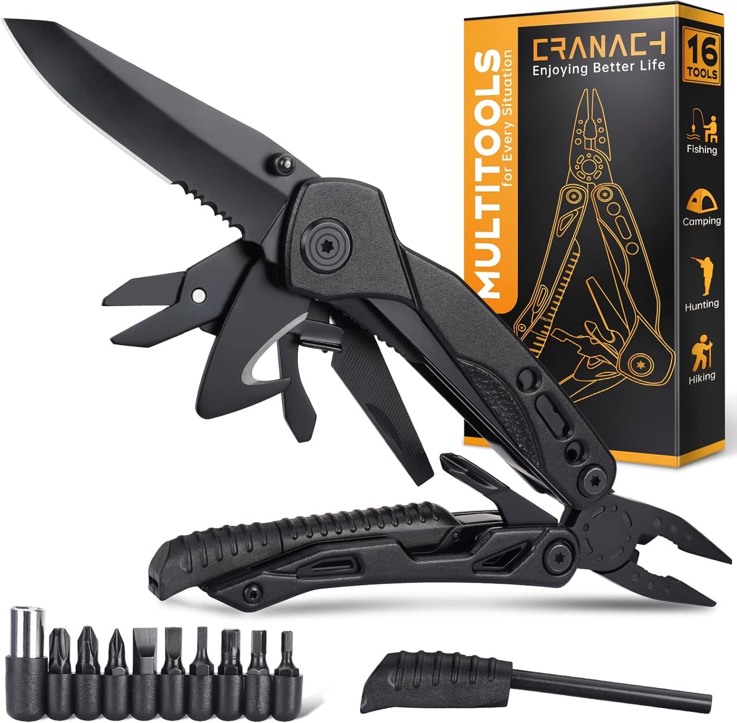 CRANACH 16-in-1 Multitool - Perfect Stocking Stuffer!