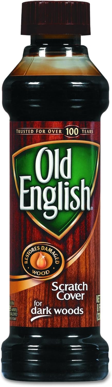 OLD ENGLISH Furniture Scratch Cover for Dark Woods - 8 Oz Bottle
