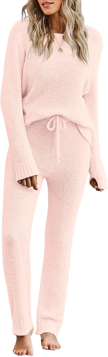 Luvamia Women's Casual Pajama Set for Cozy Winter Lounging