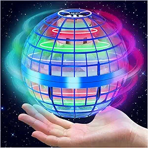 Hamsoo Flying Orb Ball Toy - RGB Light Hover Ball for Kids