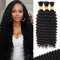 Human Braiding Hair for Boho Braids 100g 3 Bundles Pack 20 in Curly
