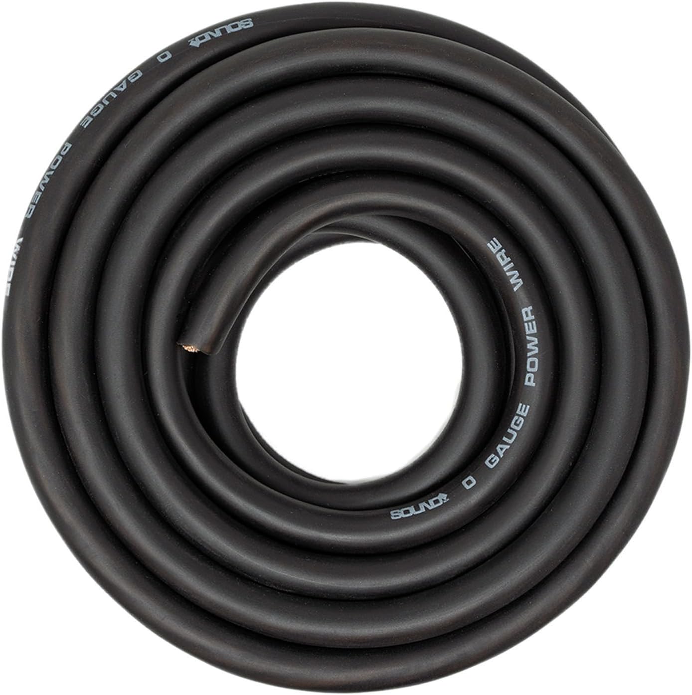 SoundBox 0 Gauge Black Amplifier Power/Ground Wire 25 Feet