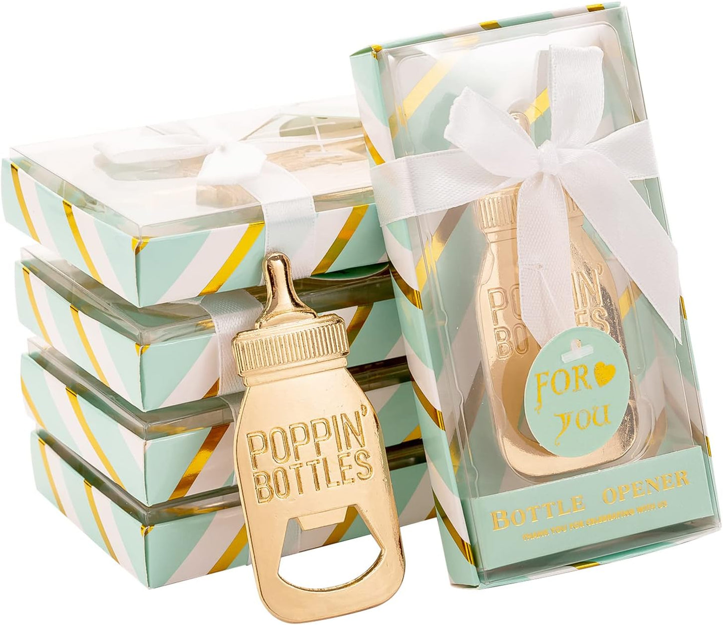 24 Pieces Baby Bottle Openers for Memorable Celebrations