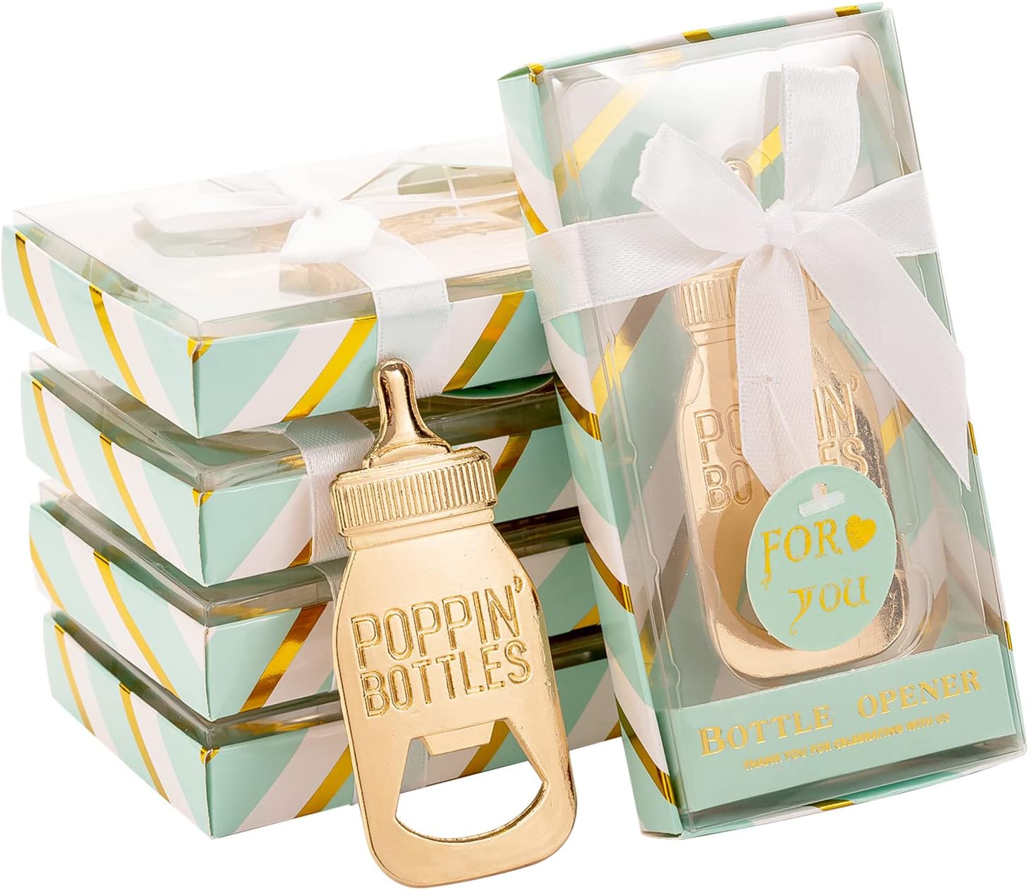 24 Pieces Baby Bottle Openers for Memorable Celebrations