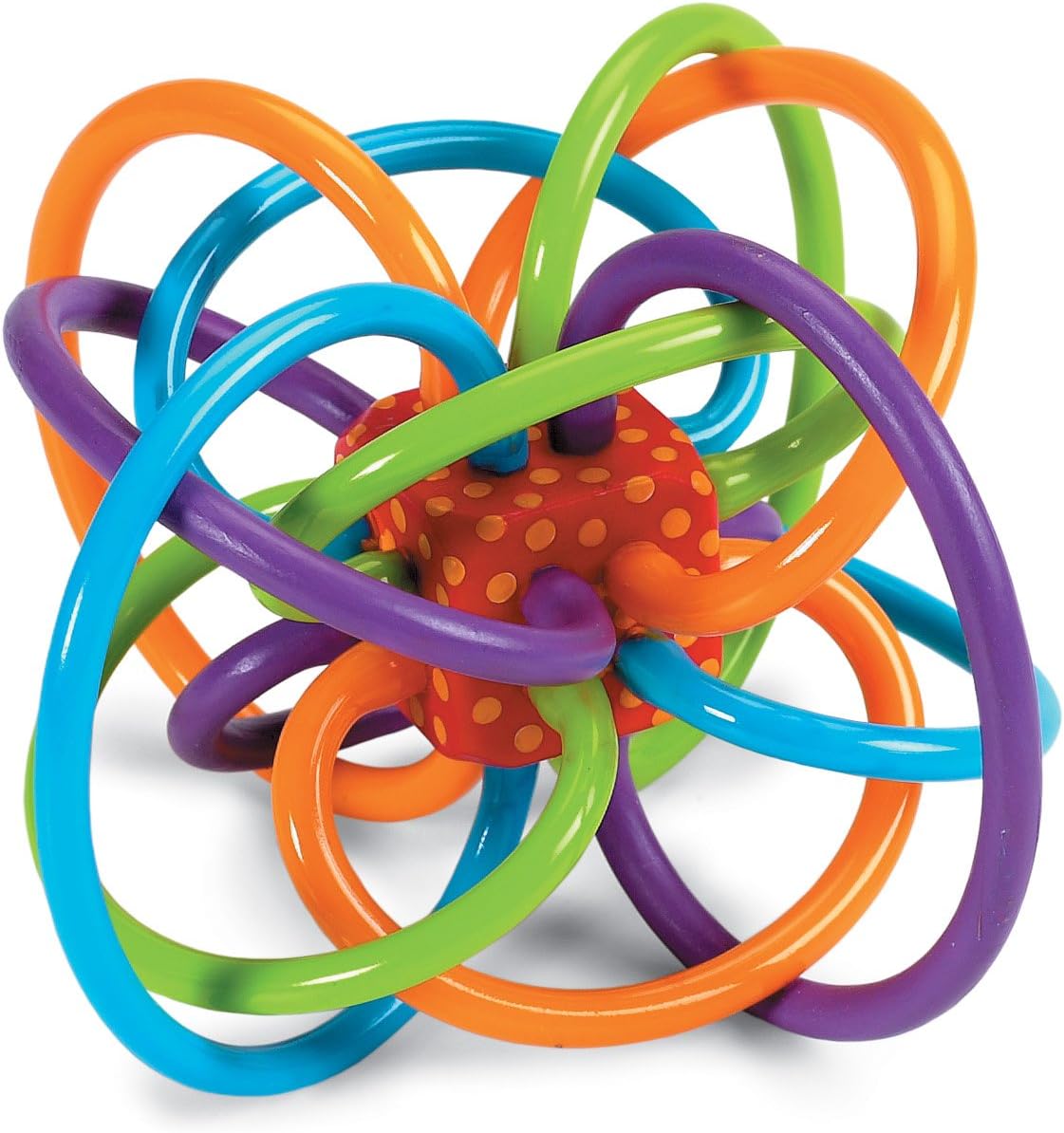 Manhattan Toy Winkel Rattle: Soothing Teether & Colorful Fun!
