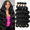 12A Body Wave Human Hair Bundles 18 20 22 24 in - Full Quick Weave