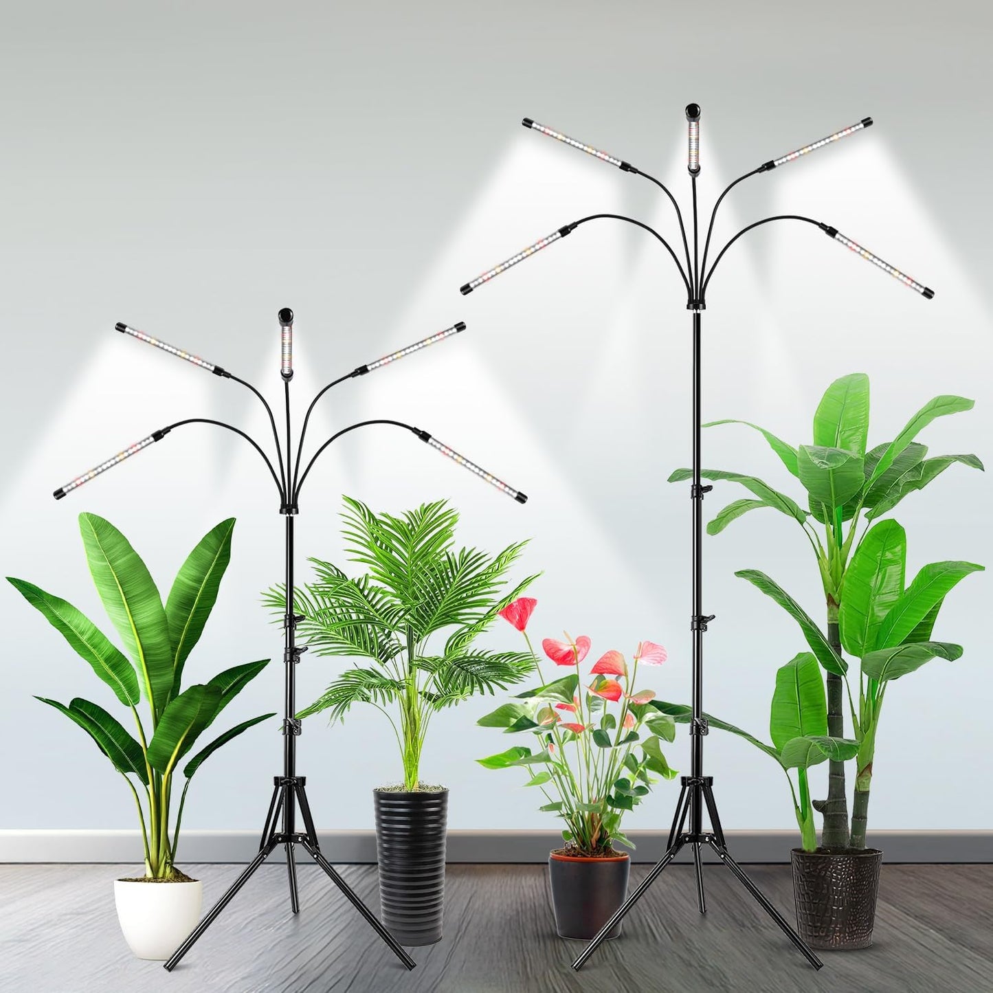 Garpsen Grow Lights for Indoor Plants with Adjustable Stand