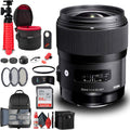 Sigma 35mm f/1.4 DG HSM Art Lens for Nikon F - Complete Photo Bundle