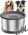 6.5L Dog Water Bowl No Spill 1.6 Gallon Stainless Steel - No Splash