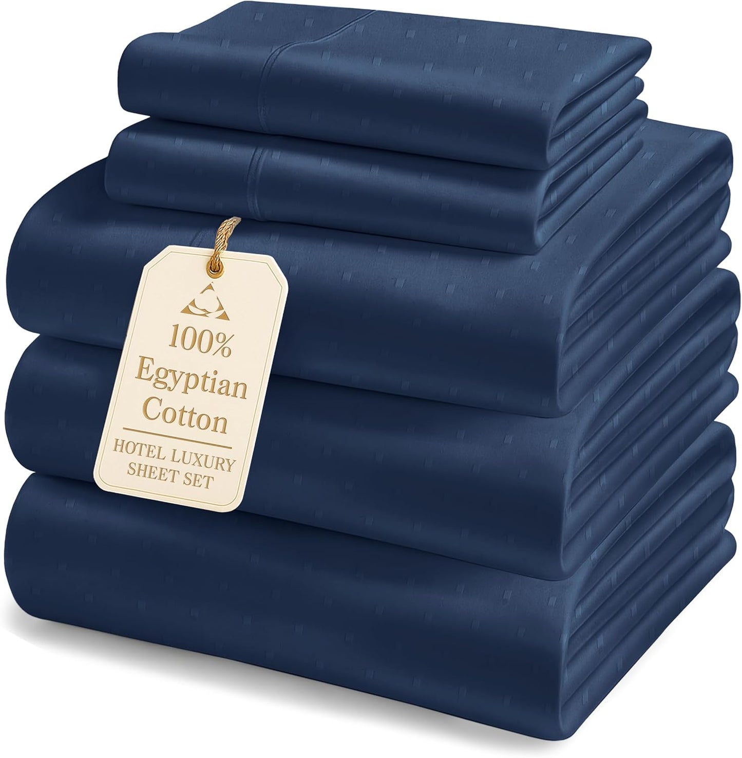 LANE LINEN Split King Sheets Set - Luxurious 100% Egyptian Cotton