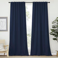 NICETOWN Blackout Curtains Shades Navy W52 x L90 - Double Panels