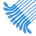 Cat6 Slim FlexiBoot Ethernet Cable 10-Pack - Slim 10Gbps Patch Cables