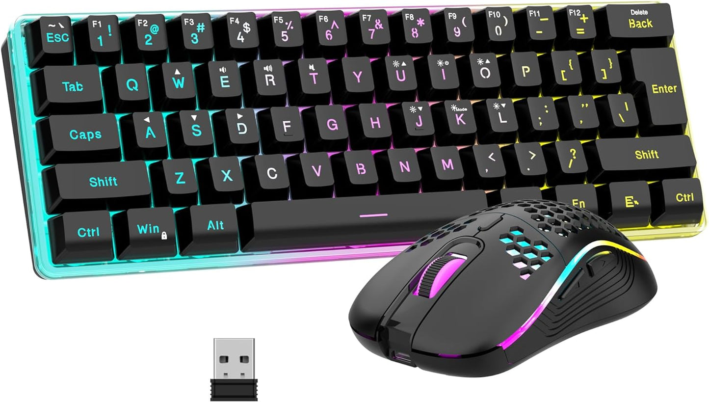 Ultra-Compact Wireless Gaming Combo - RedThunder