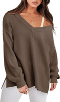 ANRABESS Oversized Long Sleeve Shirt for Women - Cozy Tunic Top