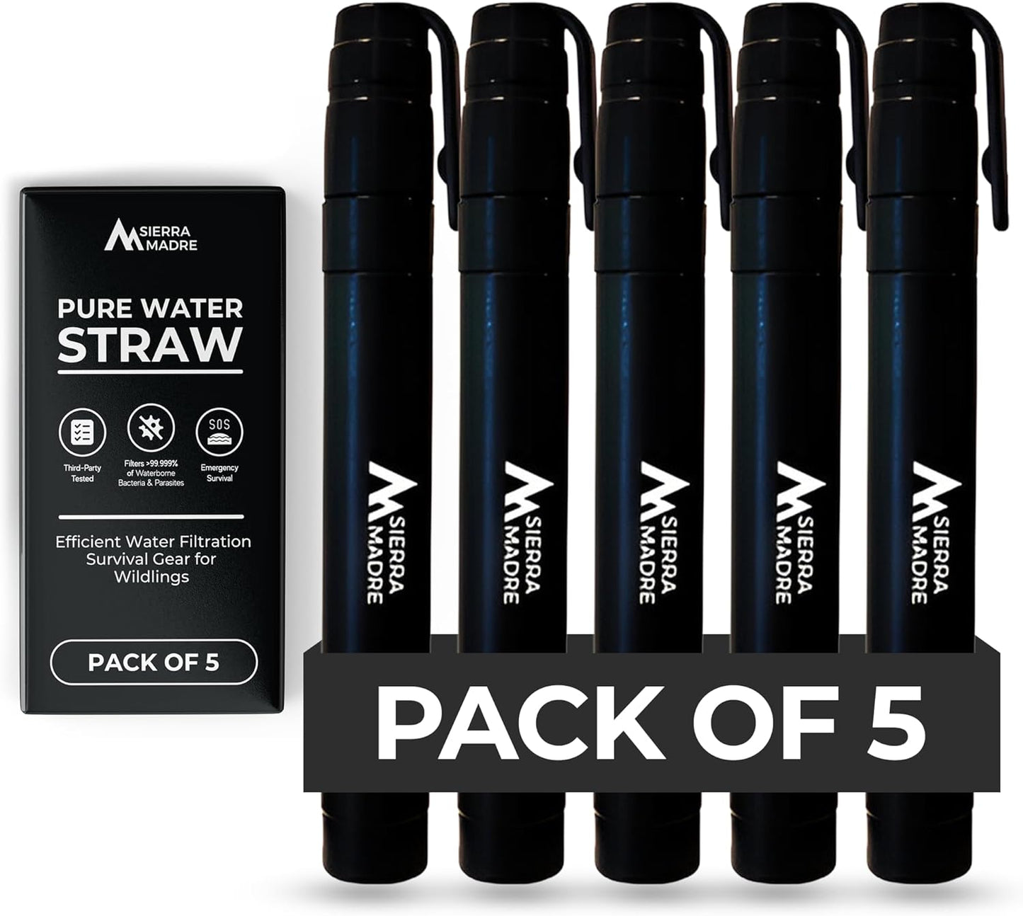 Sierra Madre Pure Water Straw: Lightweight Water Filter for Travel