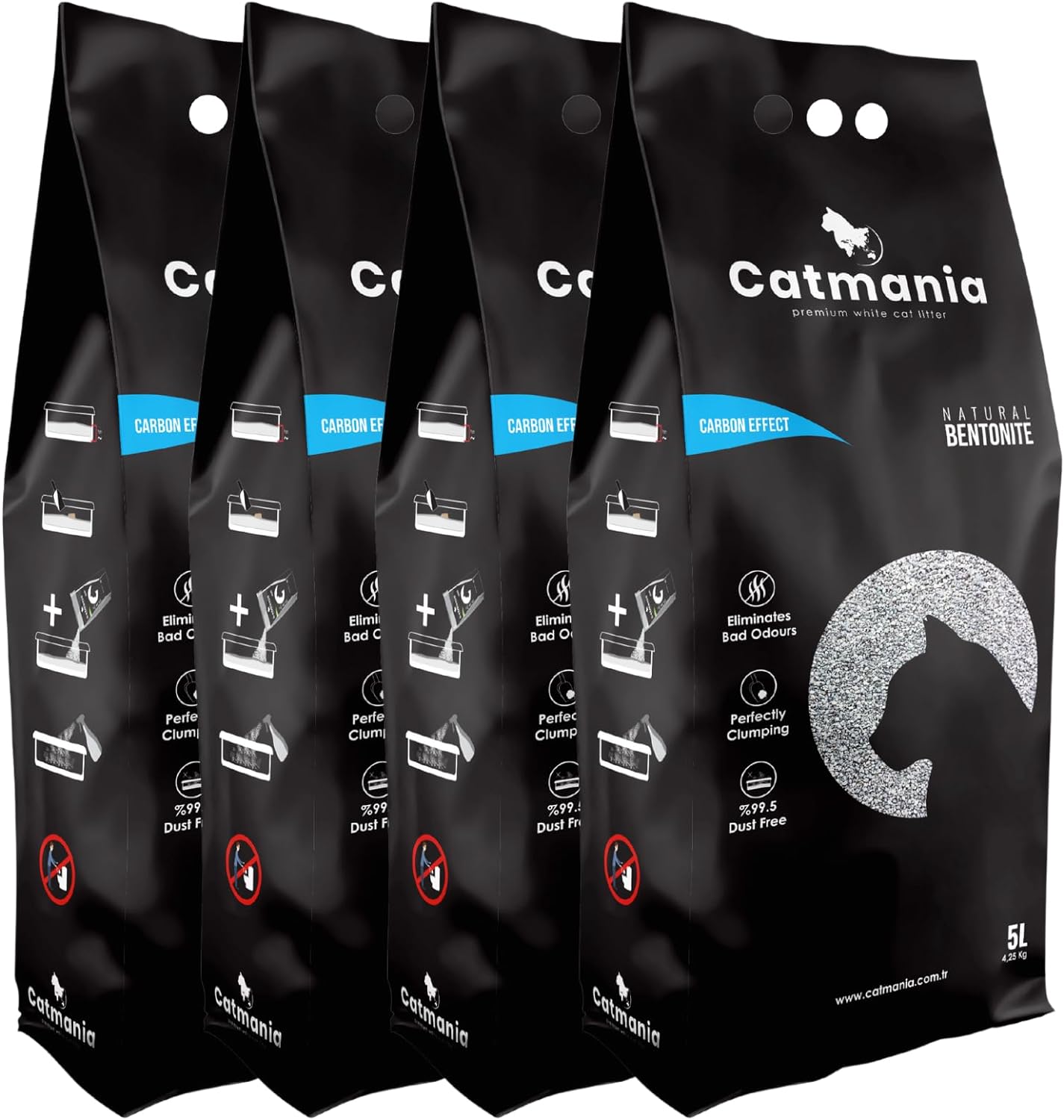 Superior Odor Control with Catmania Turkish White Clumping Litter