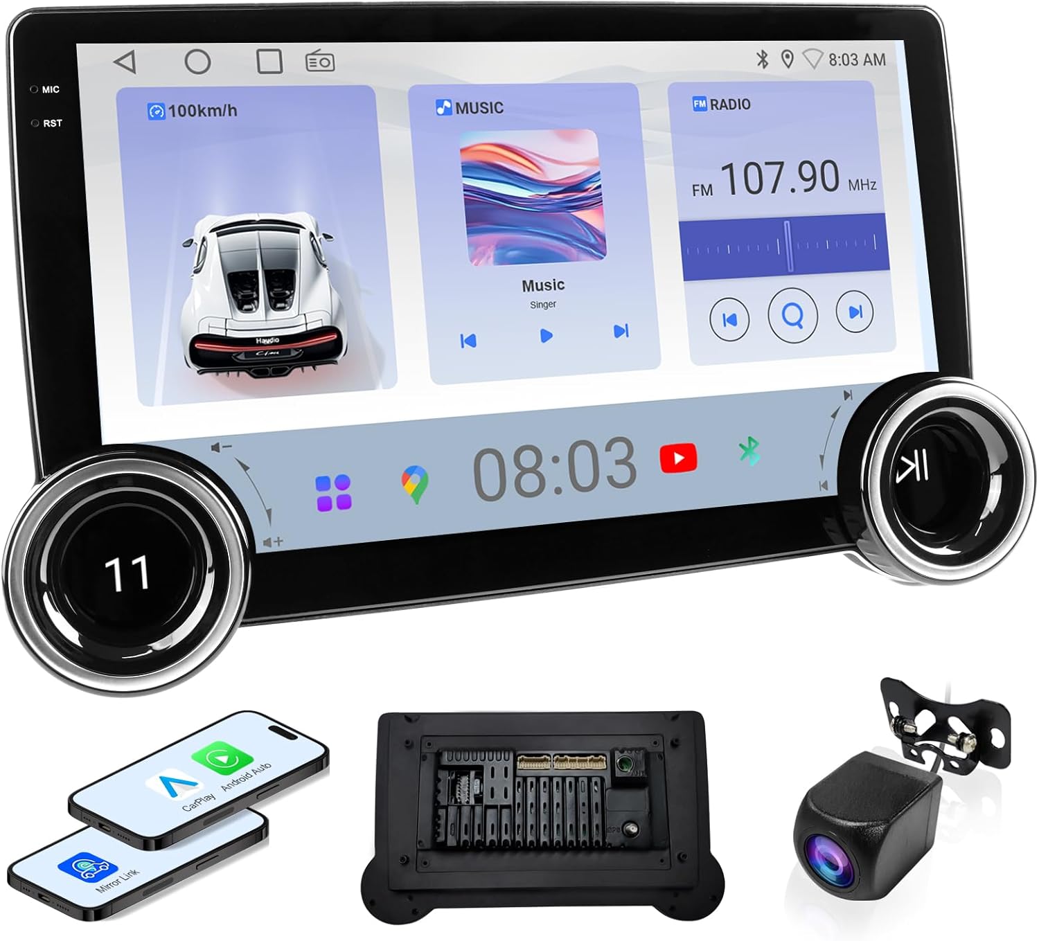 10.1 Inch Wireless CarPlay & Android Auto Car Stereo Review