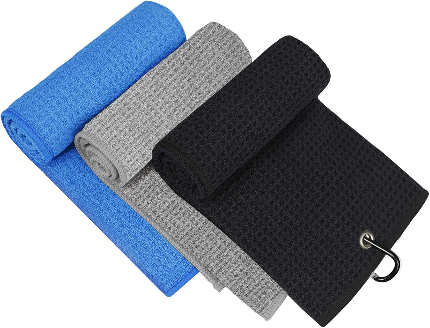 Tri-fold Microfiber Golf Towels Set - MOSUMI